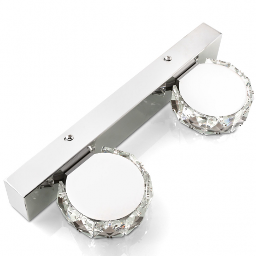 Kinkiet kryształowy 30cm pierścień KK02